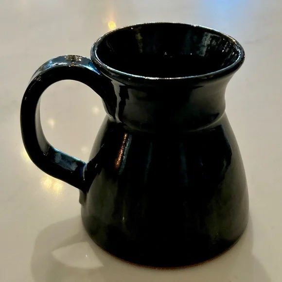 Sunset Hill Stoneware Maui Coffee Roasters Coffee Mug Black Glaze EUC - Picture 4 of 8